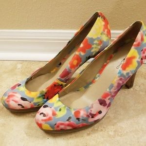 Floral heels